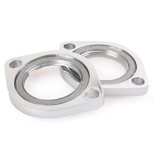 1200C Motorcycle Chrome Exhaust Flanges W/Graphite Gasket Fit for Harley XL 883C