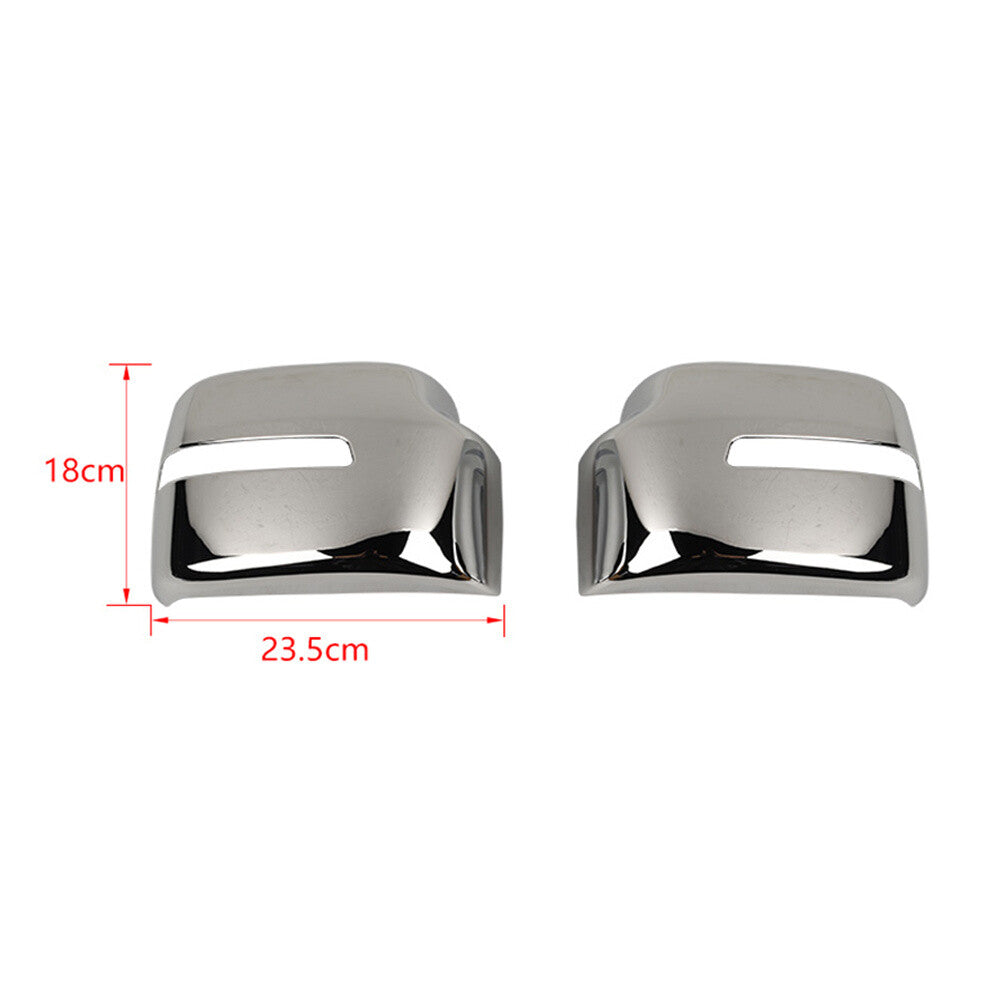 for Suzuki for Jimny 2019-23 Side Rear View Mirror Caps Cover Accessories ABS Chrome