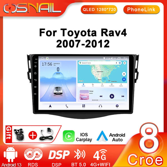 Car Multimedia AutoRadio Player for Toyota RAV4 3 XA30 2005-13 screen Stereo GPS