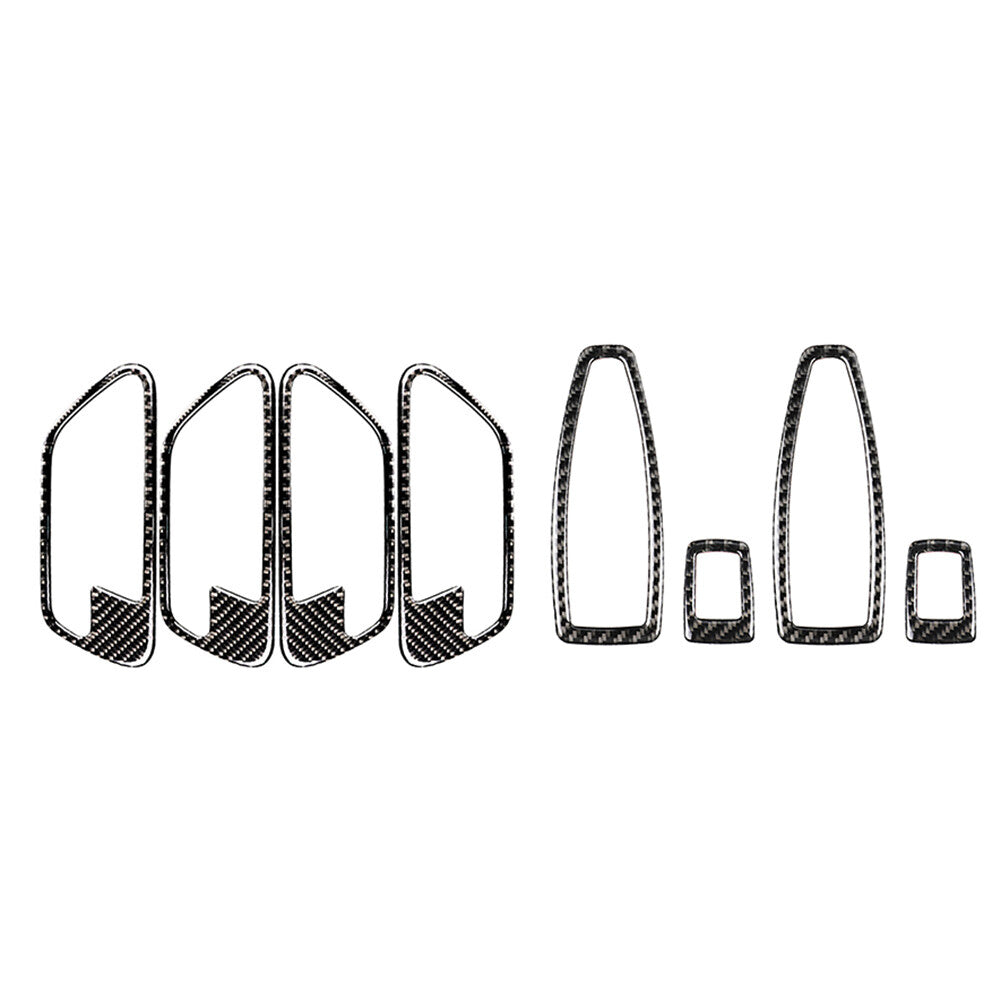 8Pcs Door Panel Interior Trim Decoration Fit for BMW 3 Series F30 GT F34 2013-2019