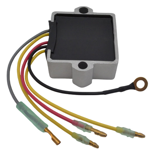 The VOLTAGE regulator is suitable for Mercury Mariner 815279, 815279-1, 815279-2, 815279-3, and 815279-4. Q