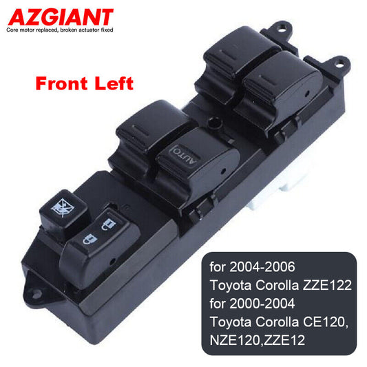 Applicable to 2000-2006 for Toyota for Corolla power window master control switch on the left drive side.