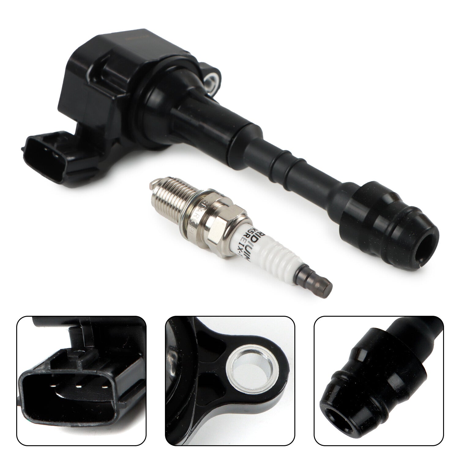 Set of 6 Ignition Coils Spark Plugs for Nissan Frontier Pathfinder Maxima UF349