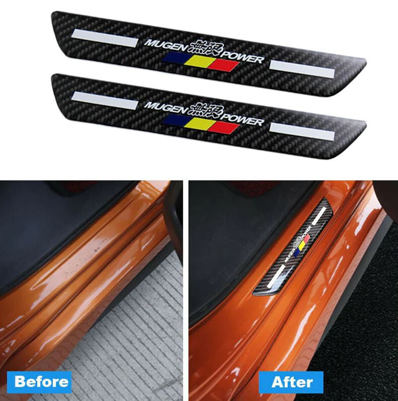 Car door and window protection stickers, badges, decorative strips, carbon mugs for Subaru