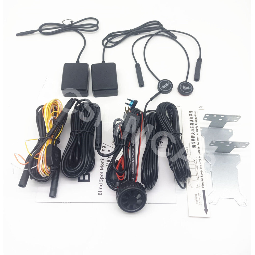 BSM Blind Spot Sensor Warning System Wave Radar Monitoring Assistant Detection