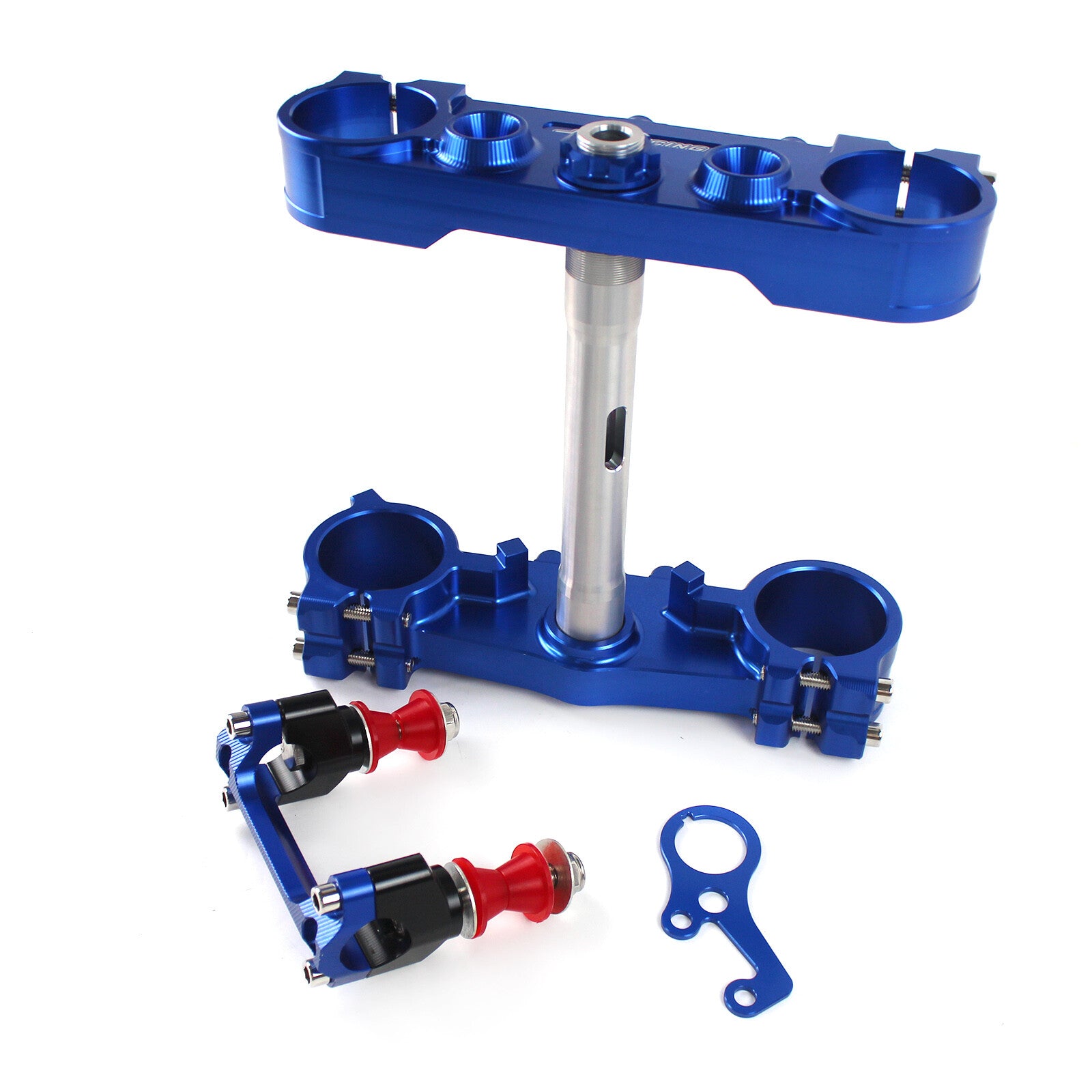 Triple Clamp Mount Fork CNC Aluminum With Handlebar Riser For DRZ400SM 2005-19
