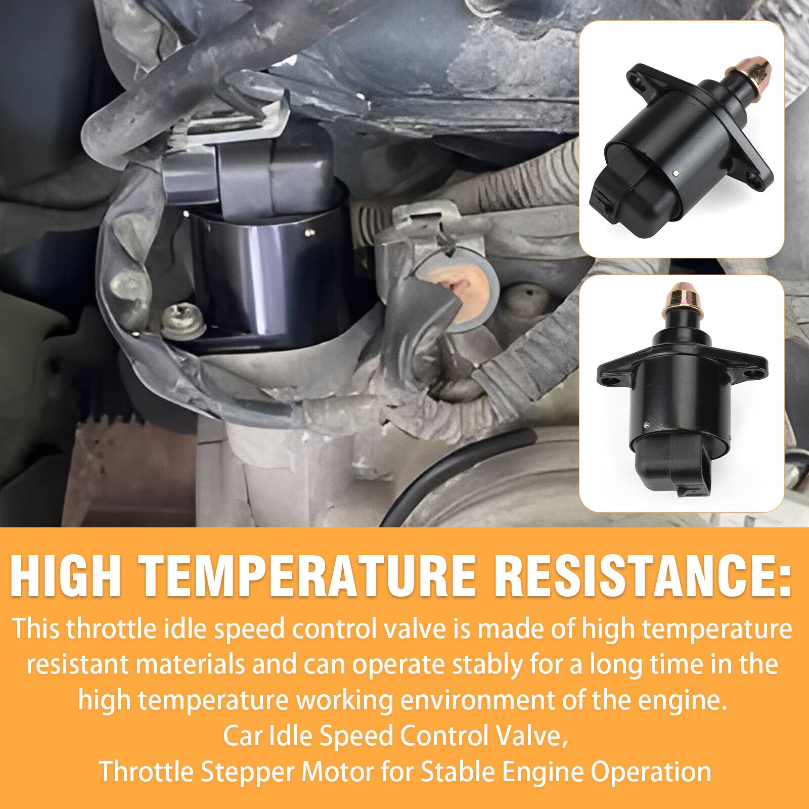 90325864 Idle Control Valve For Pack-1 King Kong Idle Motor Idle Speed (Black)
