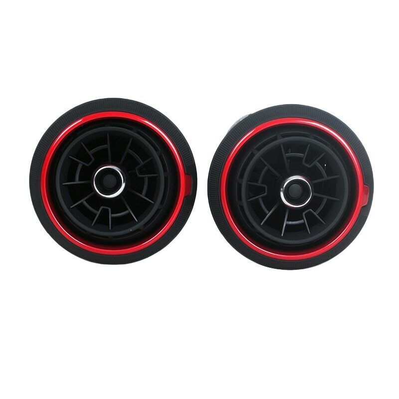 3pcs Dashboard Air Vent Conditioner Outlet Red for Audi S3 A3 RS3 2017 2018