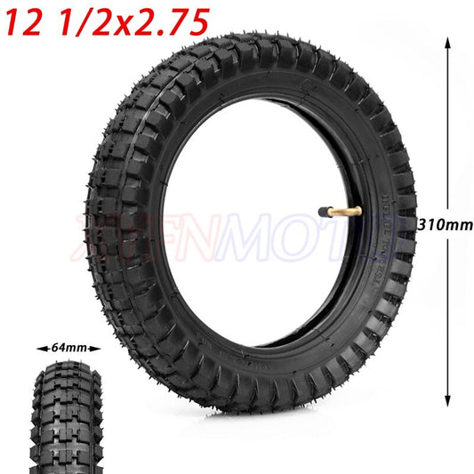 12 1/2X2.75 Tire Wheel Inner Outer Tube for Razor MX350 Dirt Bike Off-Road Tyre