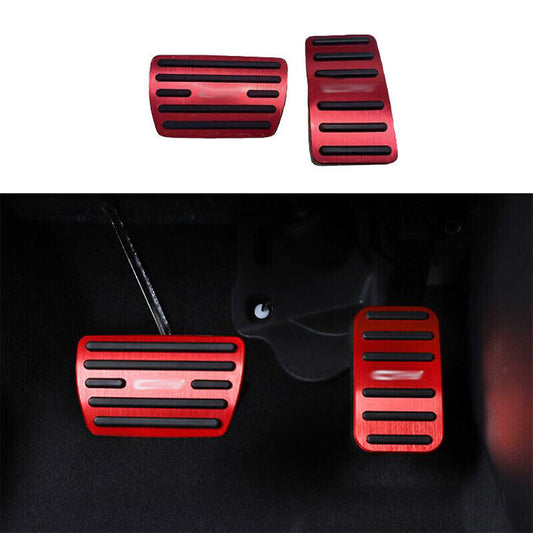 for Honda CRV CR-V 2023-2024 RED alloy Brake Pedal Accelerator Pedal cover trim