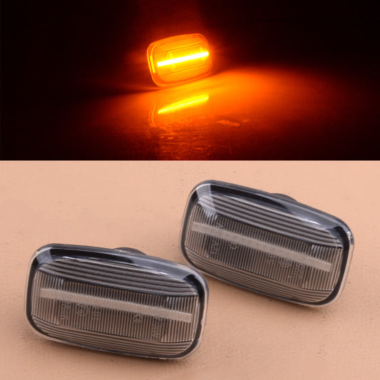2x Clear Fender Indicators Turn Signal Light fit for Land Cruiser J70 v