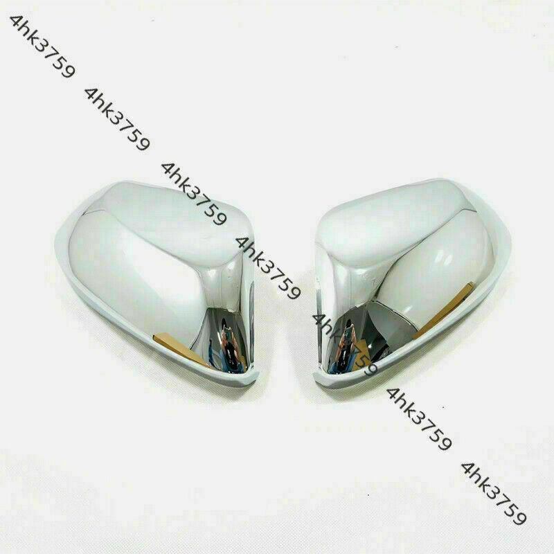 2X for Toyota for Corolla Hatchback 2019-2023 Chrome Rearview Side Mirror Cover Trim
