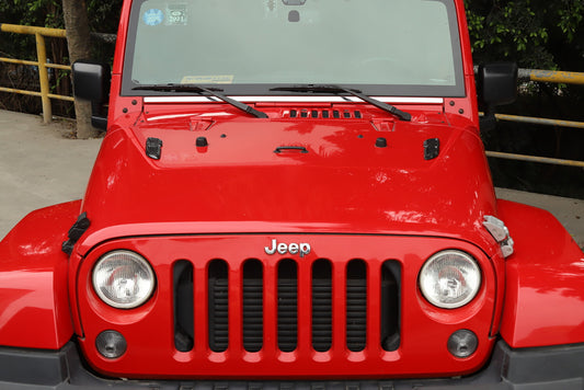 for Jeep for Wrangler JK JL 2007-2022 Carbon Fiber Look Air Vent Fender Cover Trim