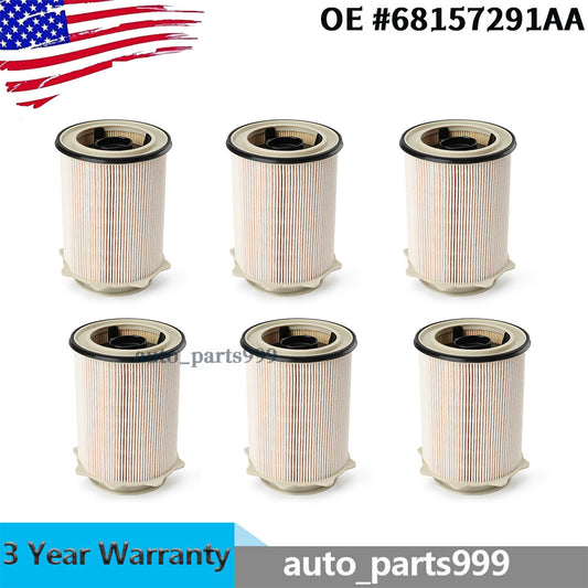 6-piece diesel fuel filter for Dodge for Ram 2500 3500 4500 5500 6.7L Turbo 19-22- n