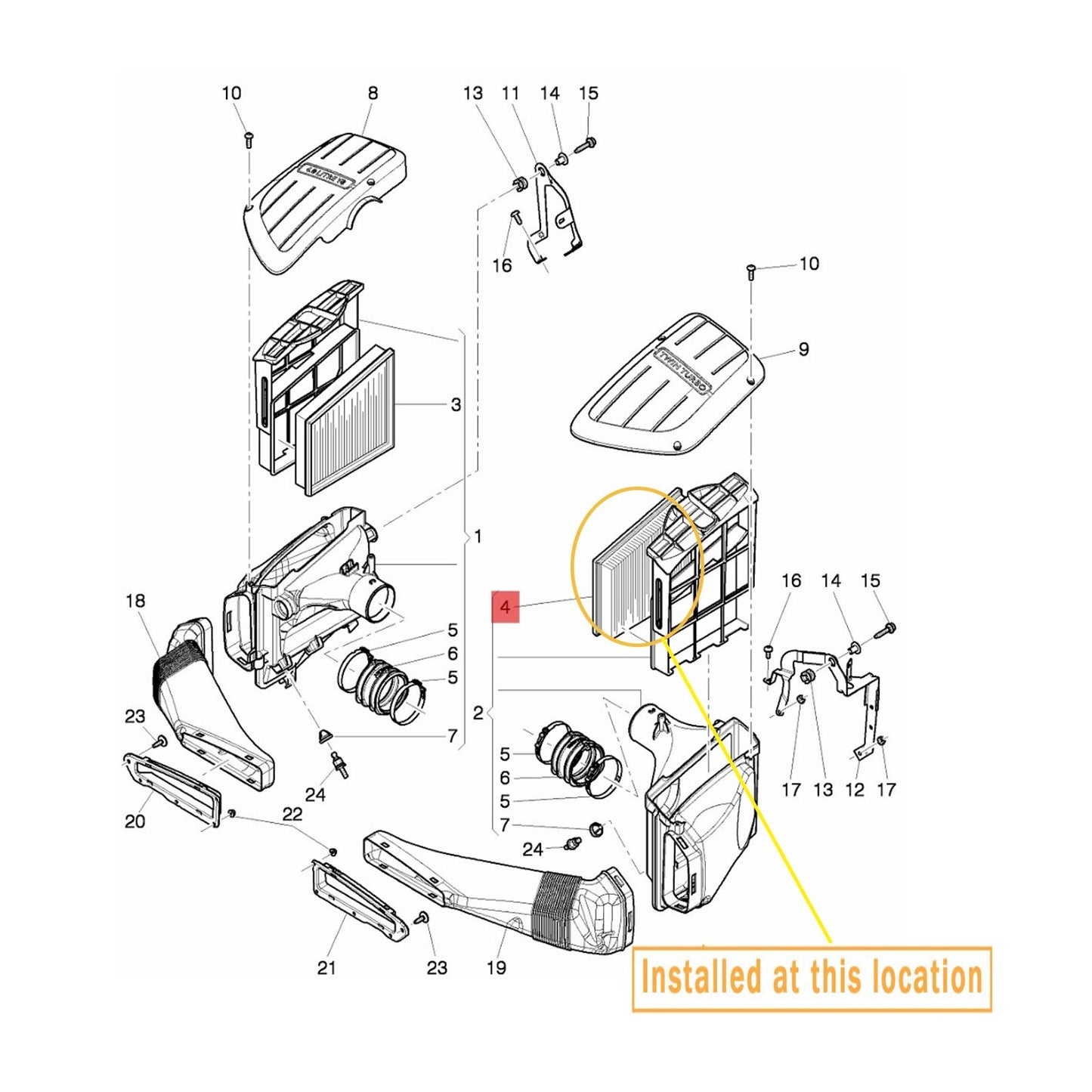 Air filter and oil filter kit for Bentley Flying Spur - Equipment Manufacturer: 3W0129319/320