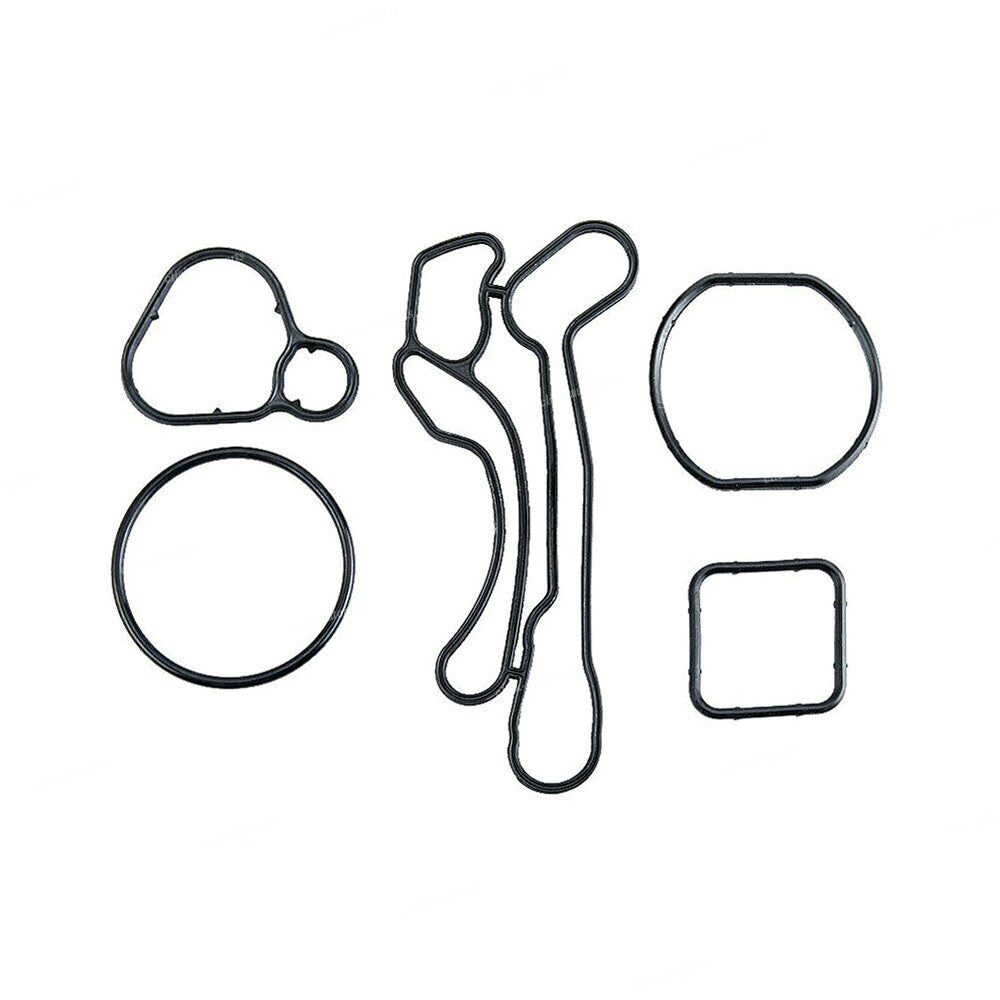 1 Set Rubber Engine Oil Cooler Gasket Seal Kit for Chevrolet Aveo for Pontiac for Saturn Q
