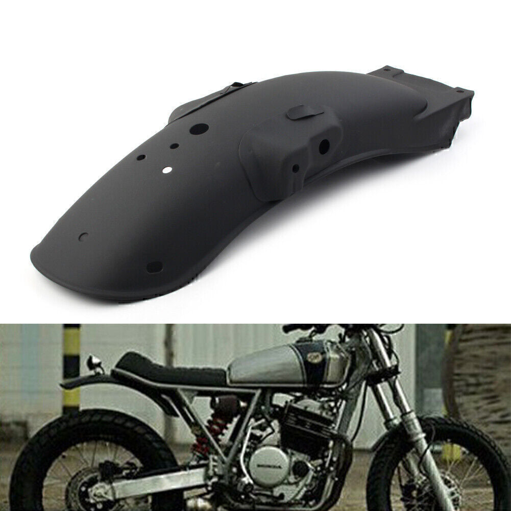 Universal Cafe Racer Rear Retro Fender Mudguard Cover Fit for Honda CG125 Black