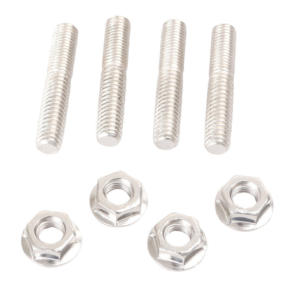 Exhaust Port Studs w/ Nut Fit for Harley Touring Electra Road Street Glide Softail
