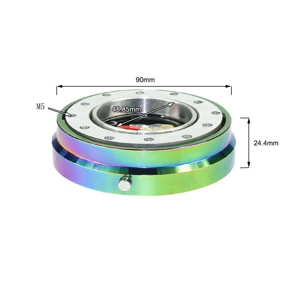 Universal Quick Release Steering Wheel Hub Adapter Snap Off Kit Race Car Tuning