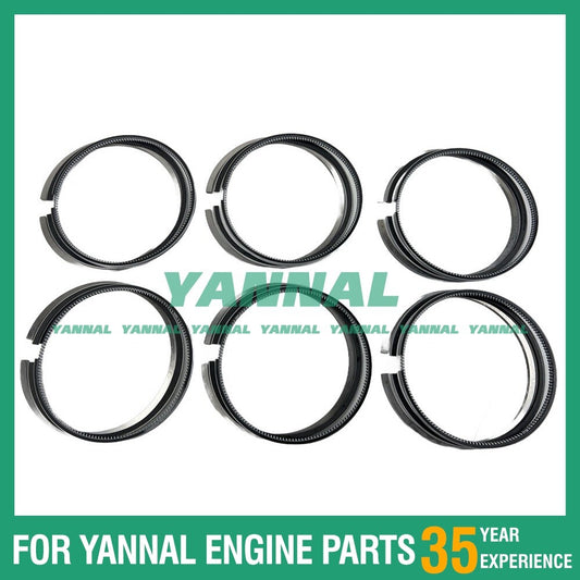 Piston rings compatible with for Isuzu 6SD1-