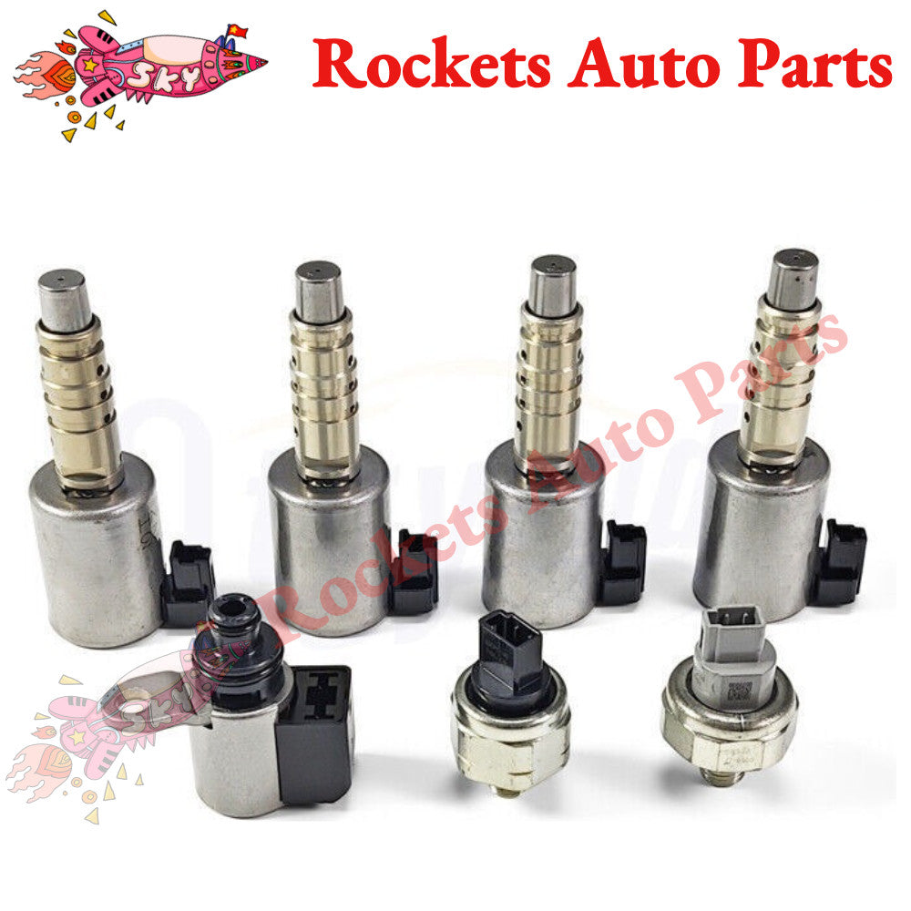 7pc RE0F10D JF016E JF017E CVT8 Transmission Solenoid Pressure Sensor for Nissan