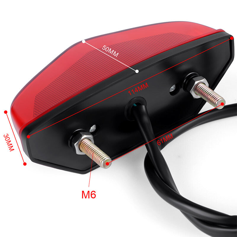 Motorcycle Turn Signal Lights Universal Rear Brake Stop Running DRL Tail LED
