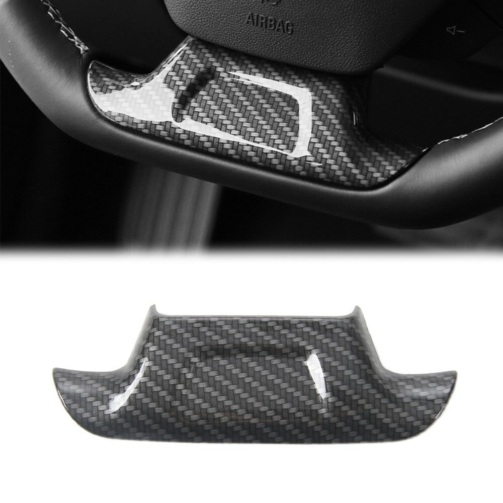 Steering Wheel Lower Cover Trim for Chevrolet Camaro 2017+ ABS Carbon Fiber