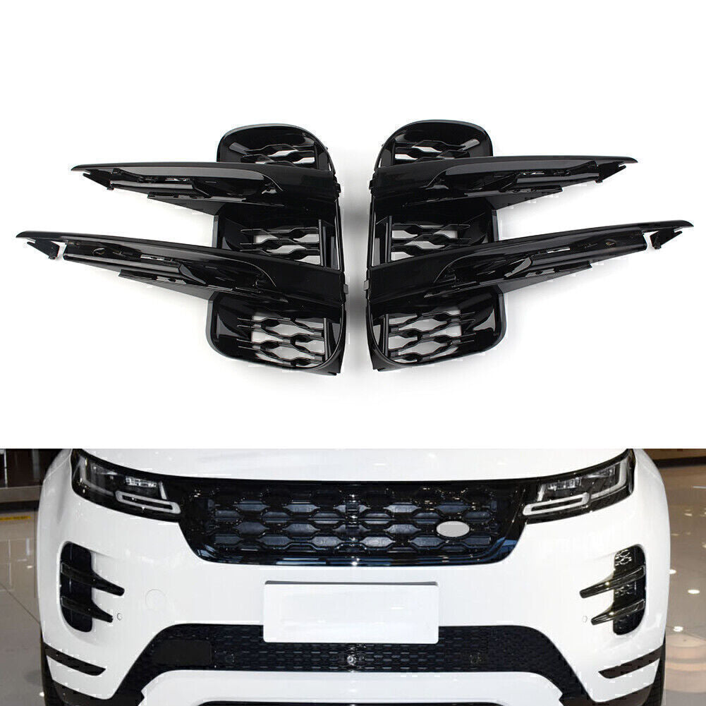 Pair Front Bumper Grille for Land Rover for Range Rover Evoque 19+ LR114729 LR114728