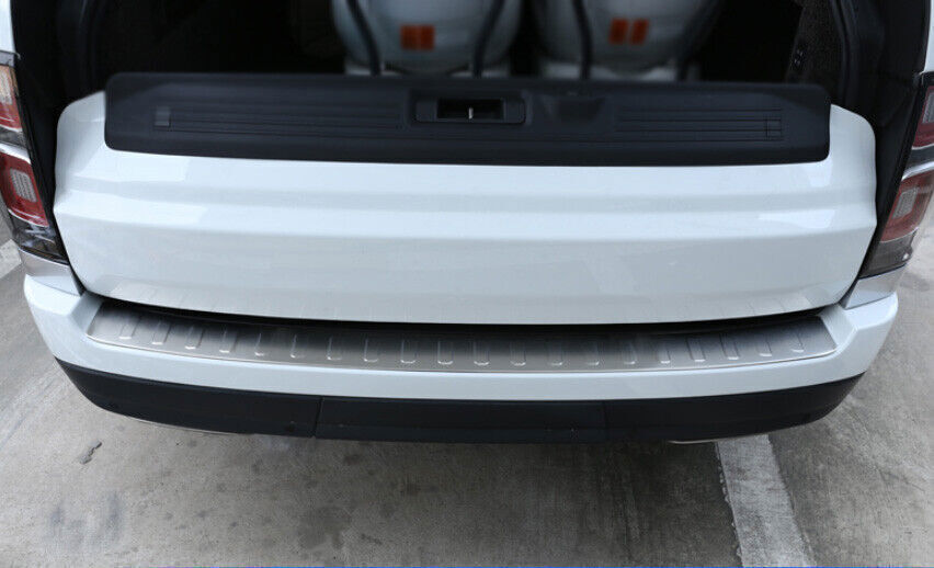 Rear Bumper Protector Door Sill Scuff Cover for Range Rover L405 2018-20 Silver