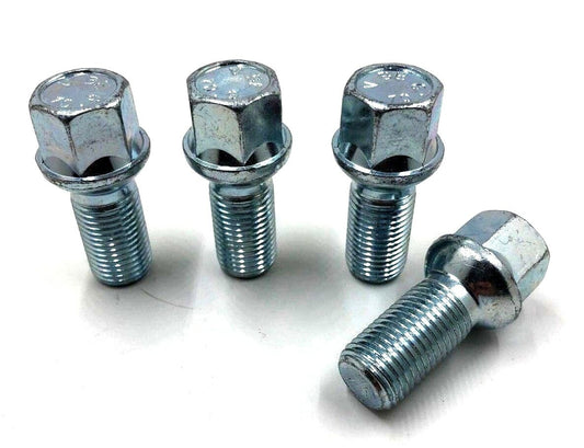 4 Pcs Alloy Wheel Bolts Radius for Audi for Seat for Vw M14 X 1.5 27mm Nuts Lugs Studs Q
