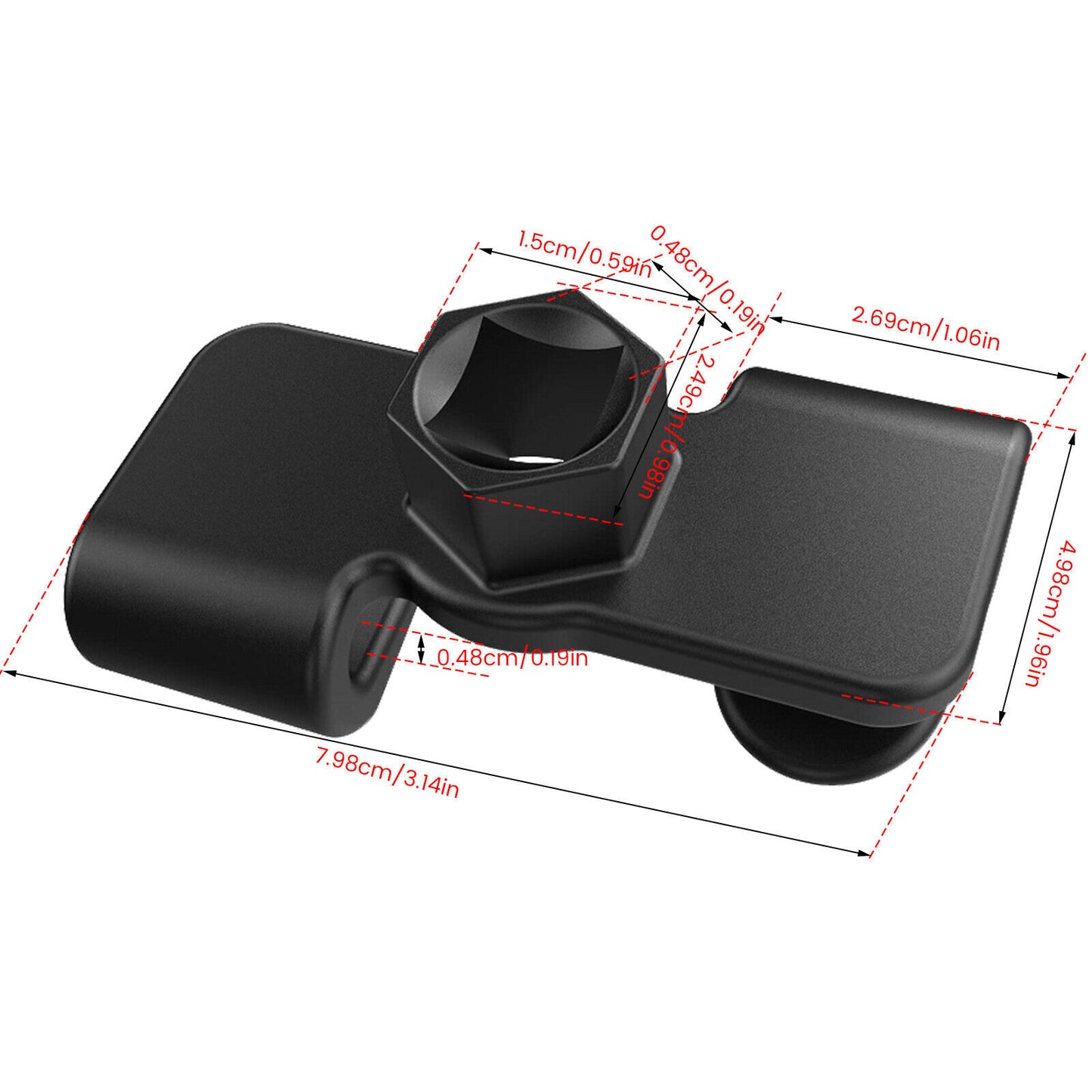 Leak 2008-2016 for Freightliner Cascadia Truck Mirror Protective Cover (Black) E