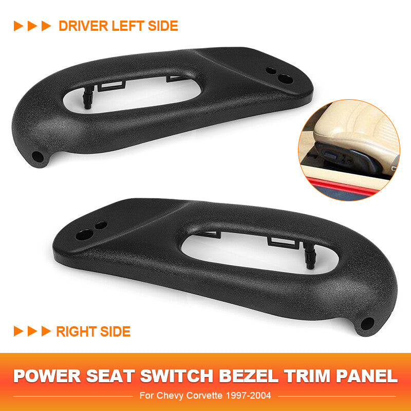 Power for Seat Switch Bezel Trim Panel Left Right For 1997-2004 for Chevy for Corvette US