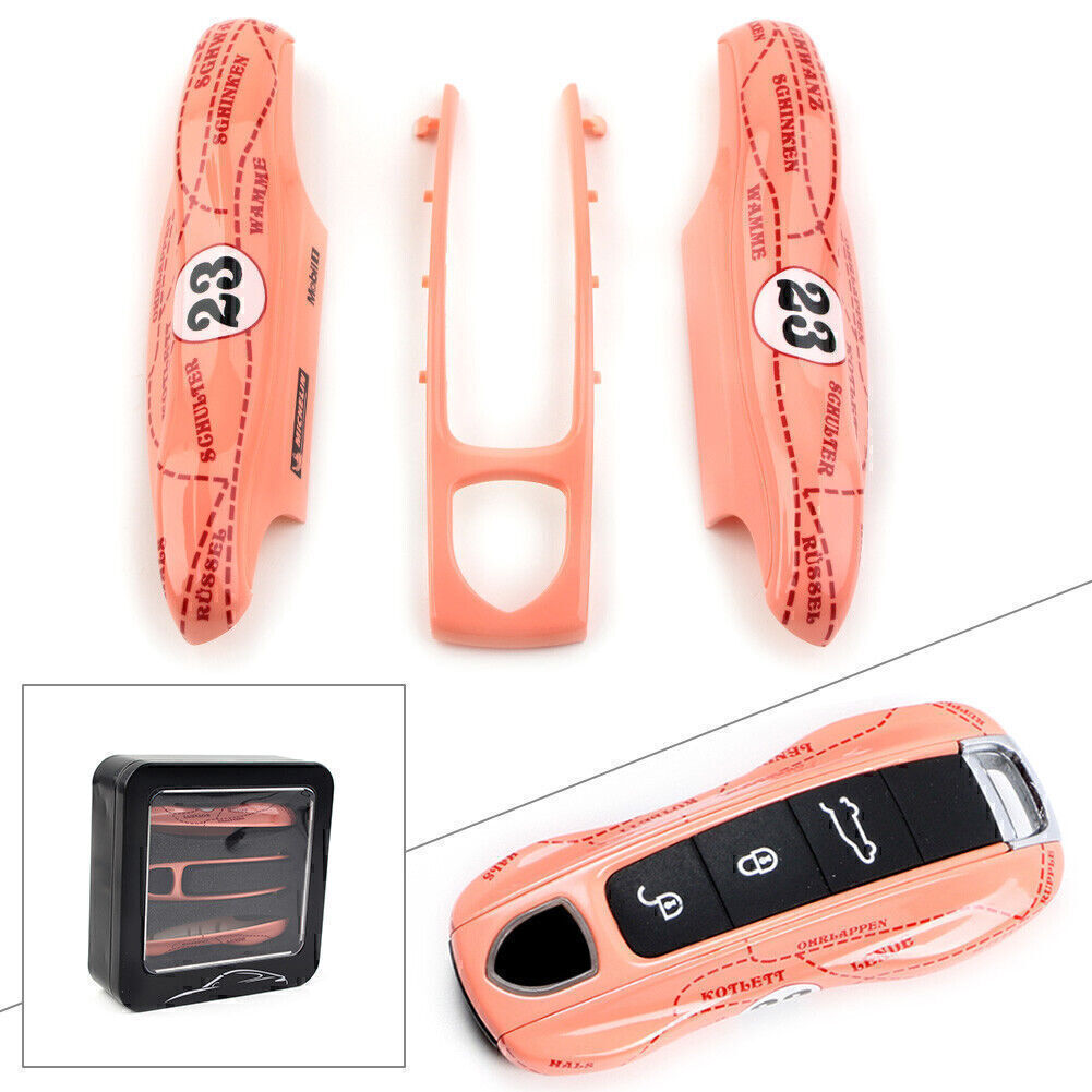 Pink Pig Case Shell Cover for Porsche for Cayenne for Panamera 911 Remotes Key Fob