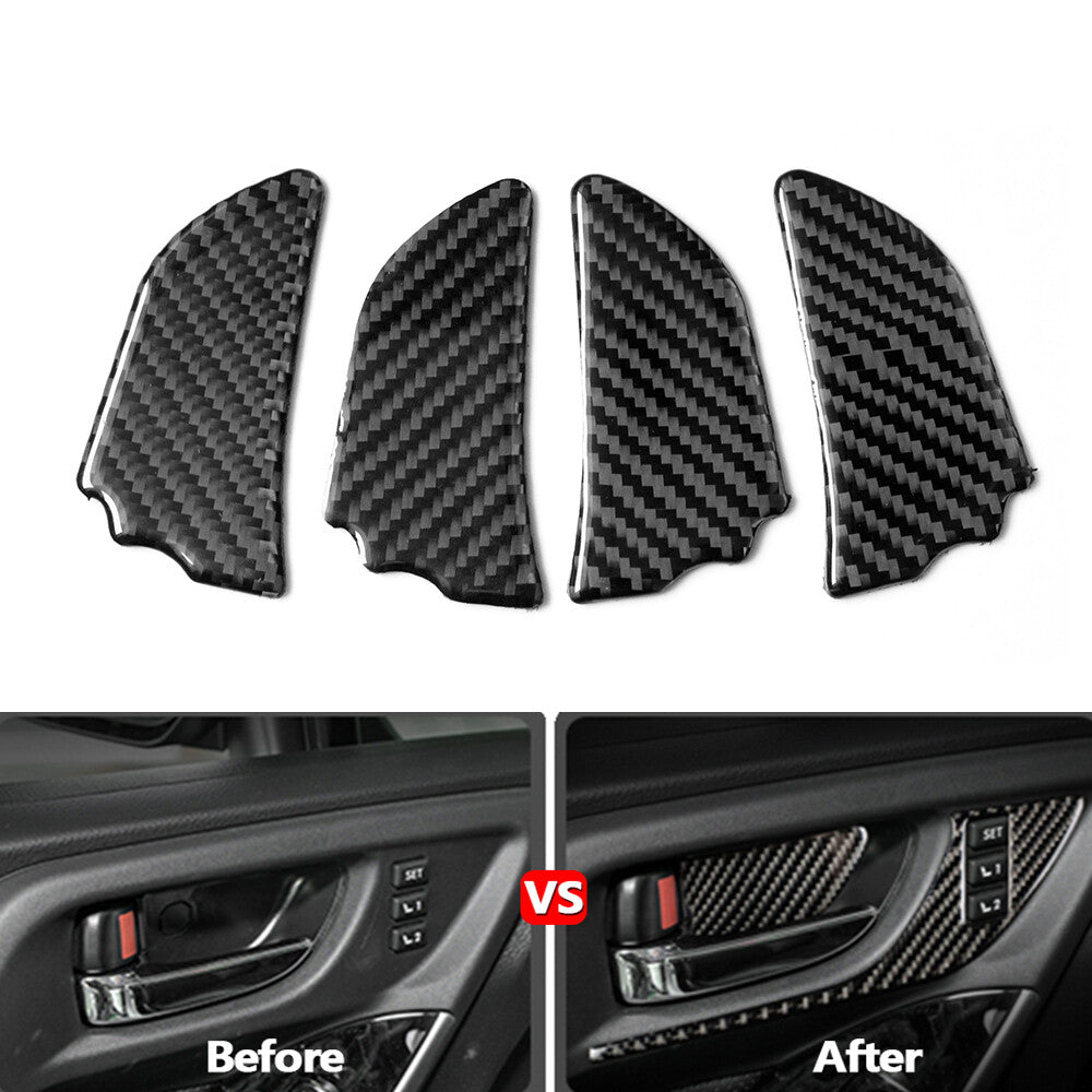 for VW for Golf MK7 2013-2019 Carbon Fiber Car Rear Air Condition Vent Cover Trim v