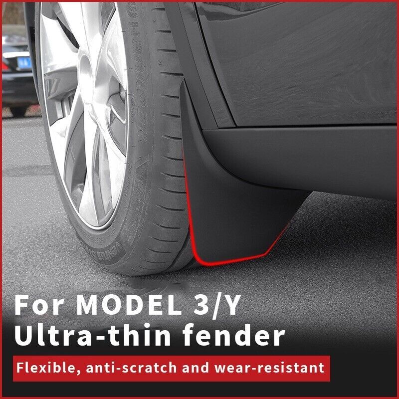 4-piece mudguard splash guard for Model Y /3 20-23 front and rear - n
