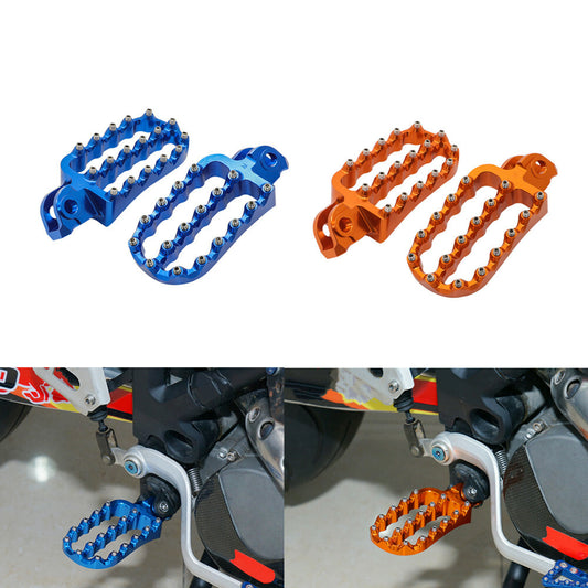 CNC Wide Footrest Pedals Foot Peg For Husqvarna 690 790 890 950 990 1050 1290 Q