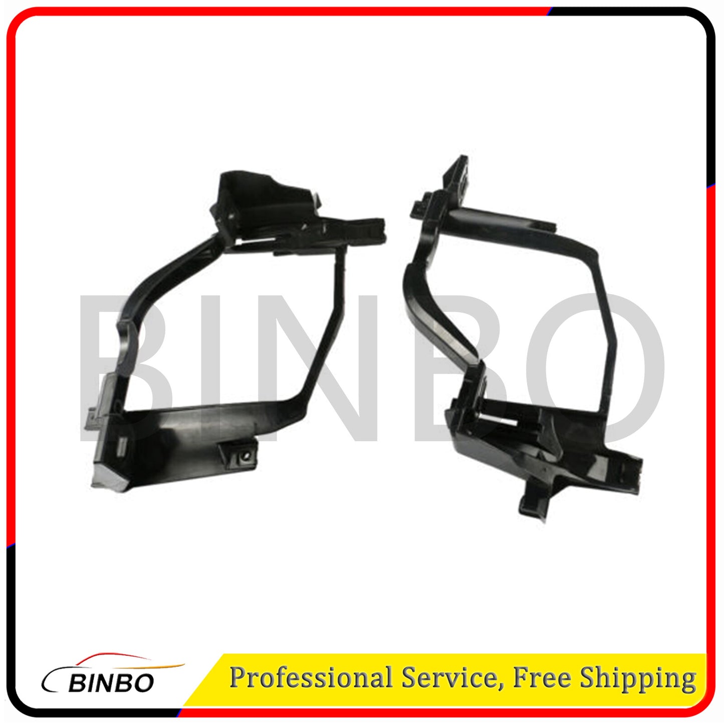 2Pcs LH  RH Headlight Mount Bracket for BMW E60 E61 5 Series 528 535 2004-2010 Q