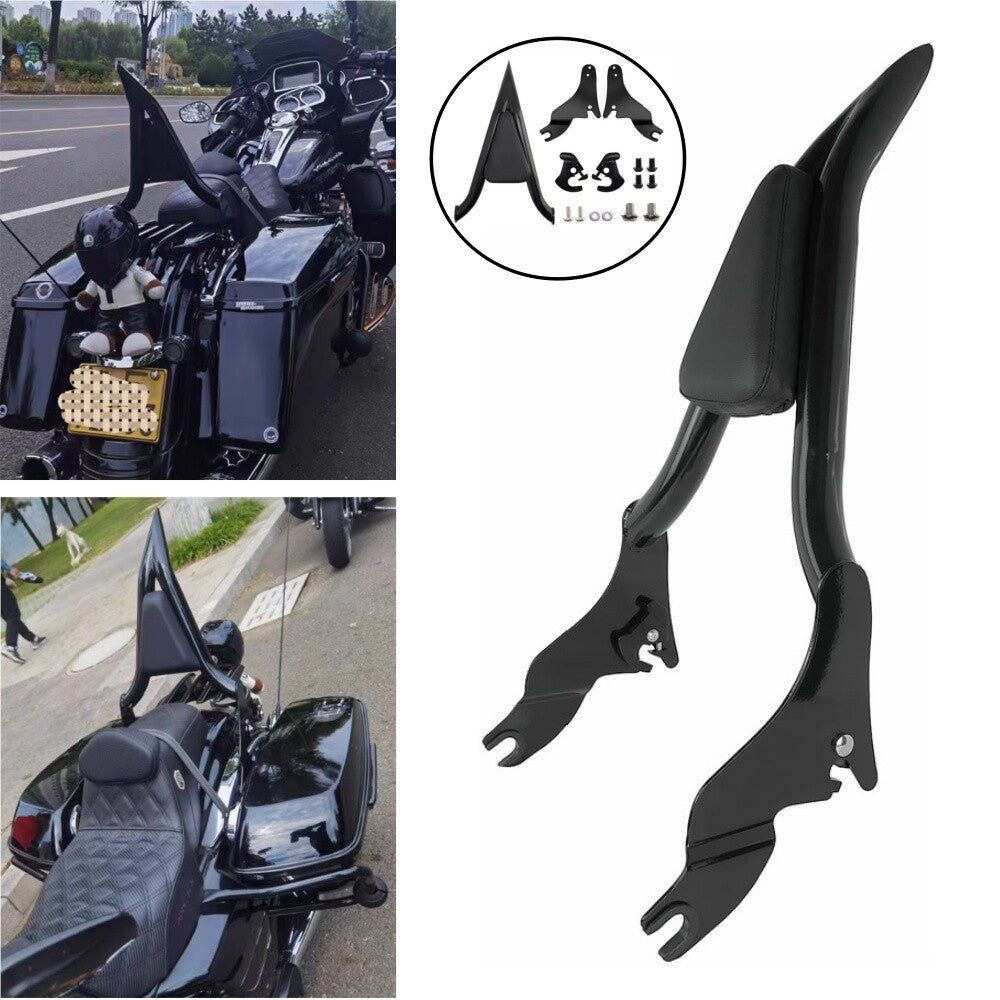 16-inch backrest bar suitable for Harley Touring Road, King Electra Road, Glide 09+- n