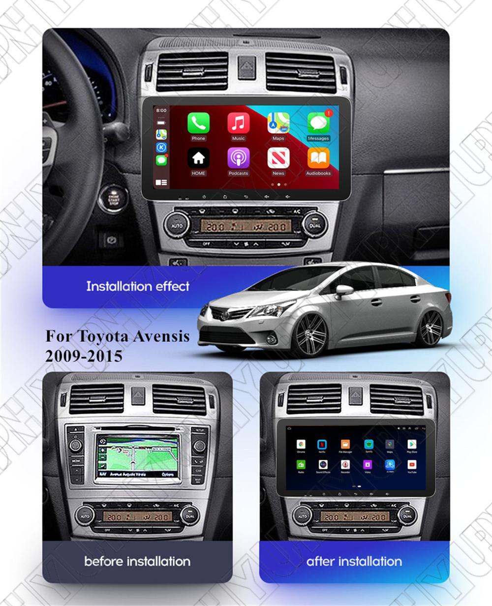 10.33 Android 14.0 Stereo Radio GPS Navigation 2+32G for Toyota Avensis 2009-15