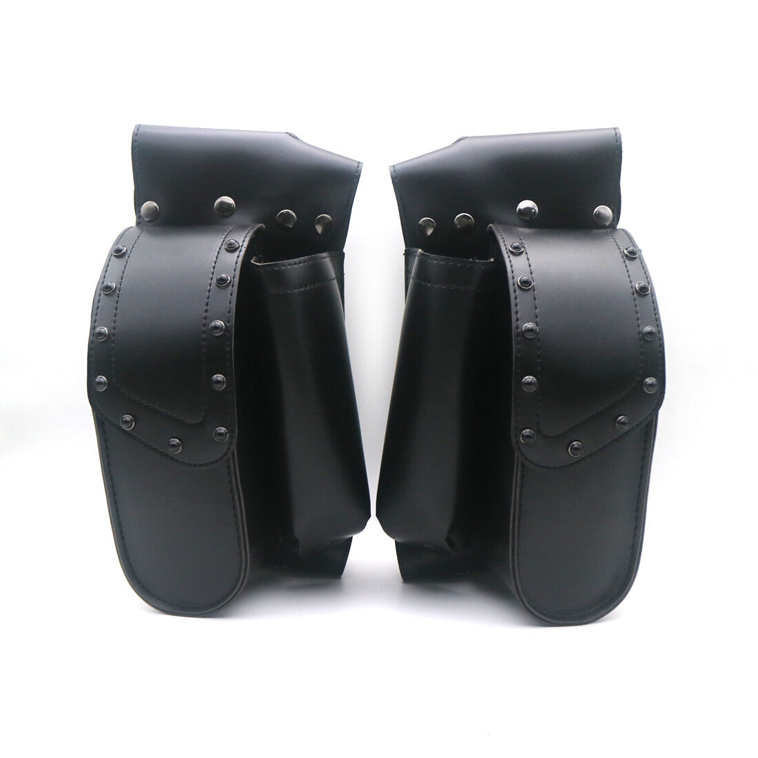 Black Saddlebag Guard Bag Water Bottle Holder for Harley Touring Road King Glide Q