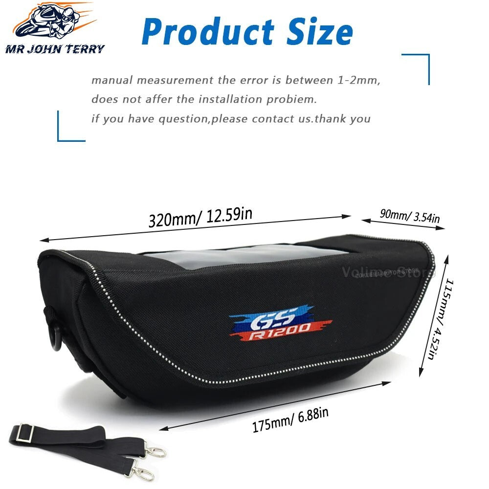 for BMW S1000R S1000RR F750GS F800GS F850GS R1200GS R1250GS ADV Travel Bag