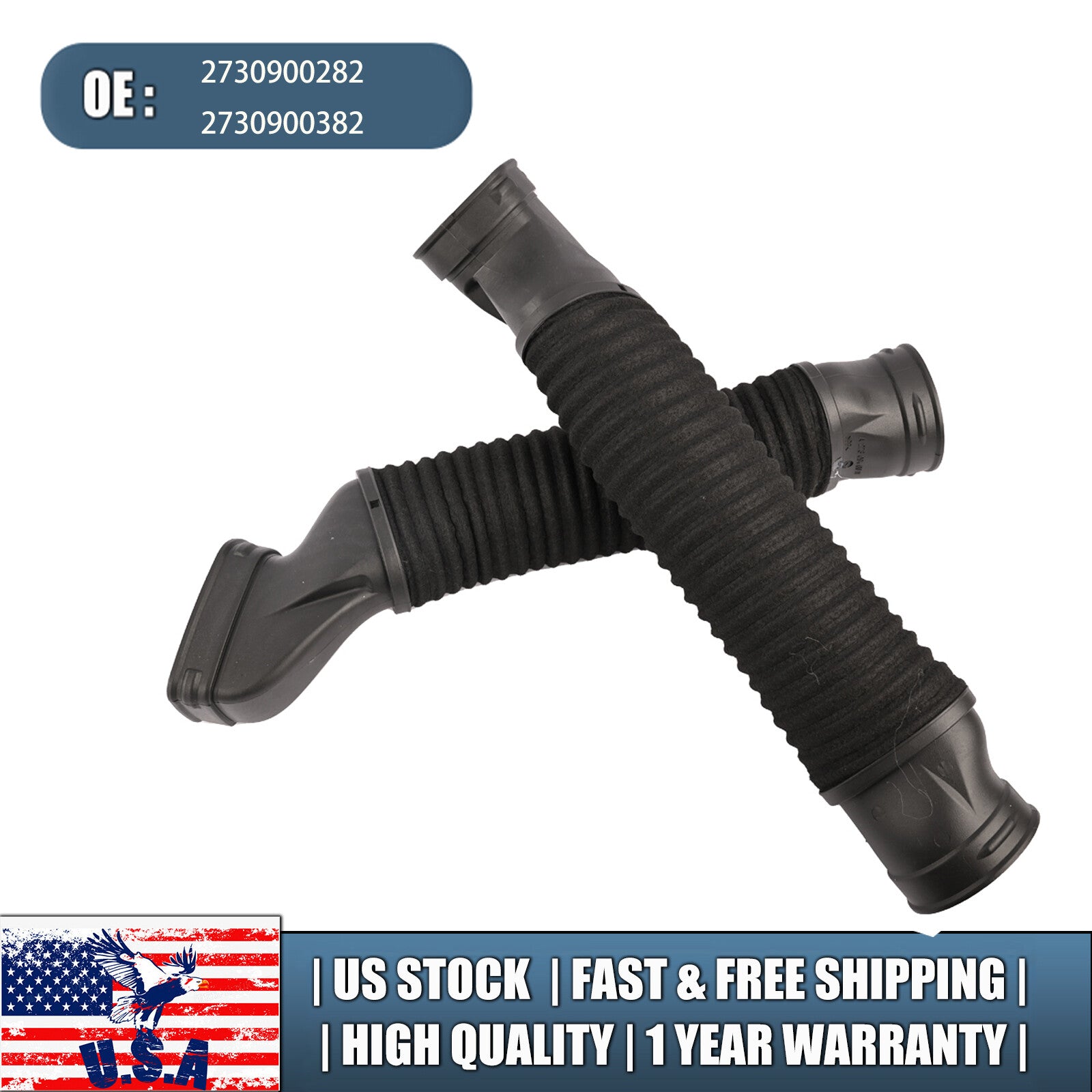 Air Inlet Duct Hose Left  Right for Mercedes-Benz CL550 2007 - 2011