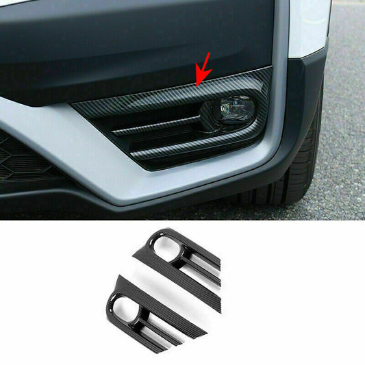 for Honda CR-V/CRV 2020 2021 2022 Carbon Fiber Front Fog Light Lamp Cover Trim