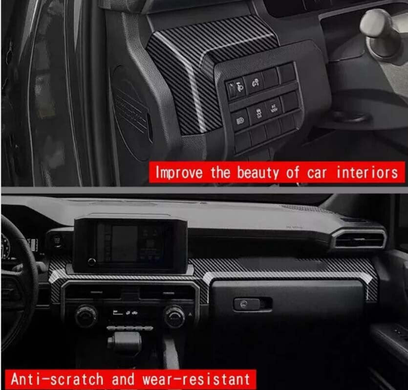 Red Center Center Control GPS Navigation Trim Cover for Honda Pilot 2019 - 2022- v