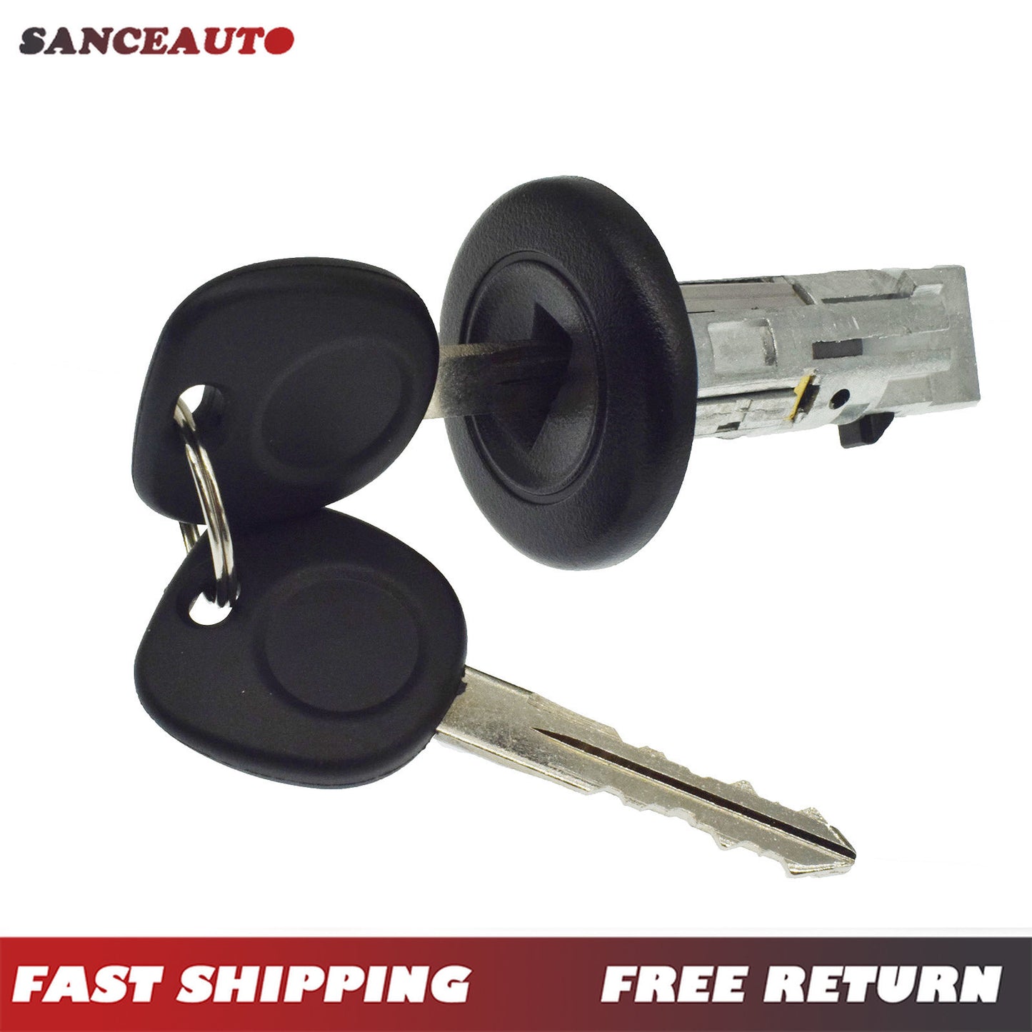 Brand new ignition lock cylinder with key kit for GMC Silverado Tahoe 15298923- n