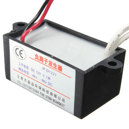 12V Output Air Purifier Ionizer Loniser Airborne Negative Ion Anion Generato M