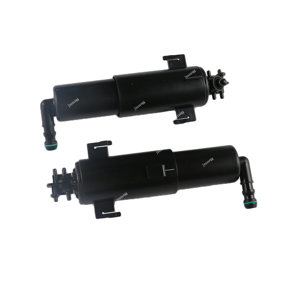 Qty 2 : Black Headlight Washer Wiper Nozzle Left + Right for BMW E71 E72 X6
