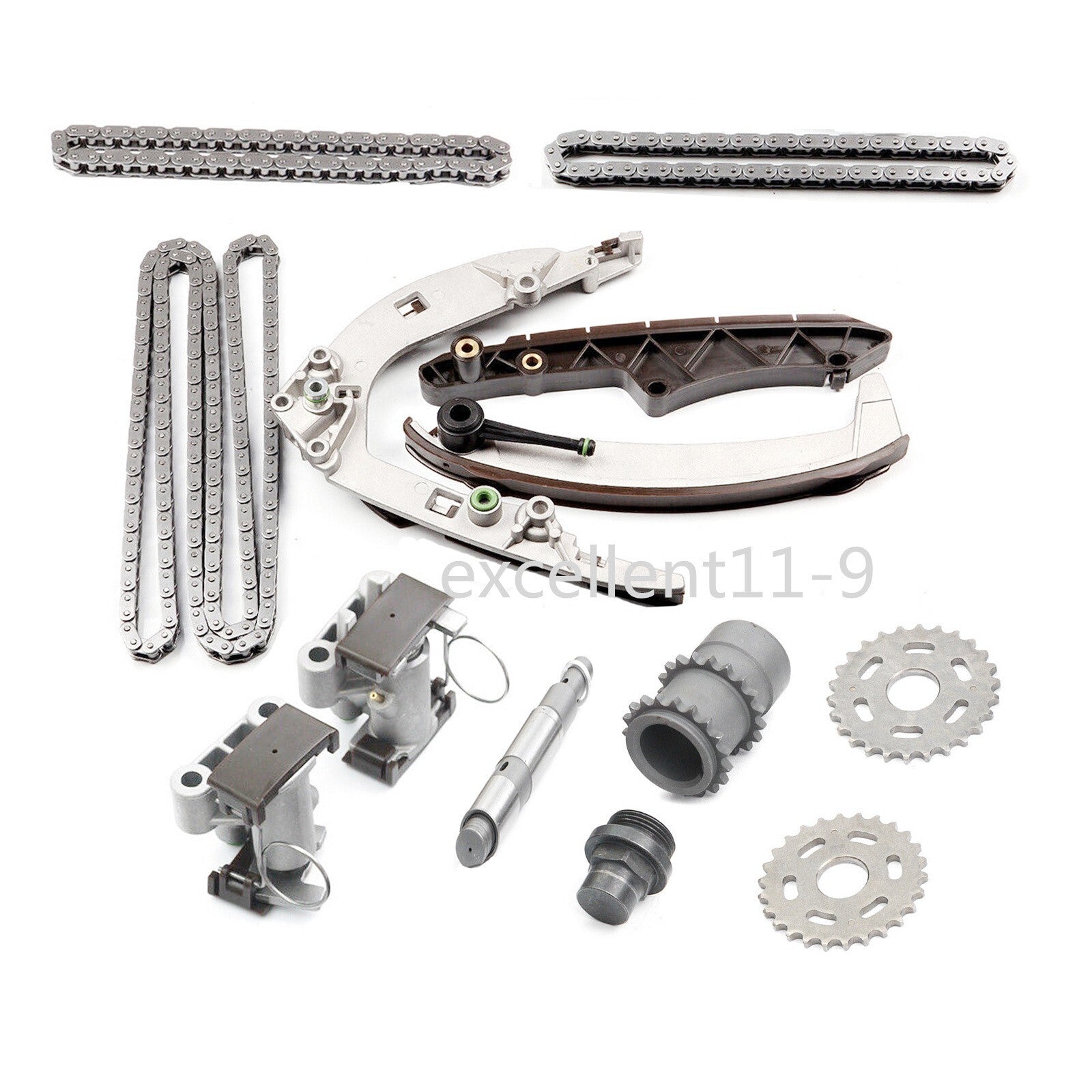 12-piece timing chain kit for E38, E39, E53, M62-X5, 540i, 740i, 740iL- n
