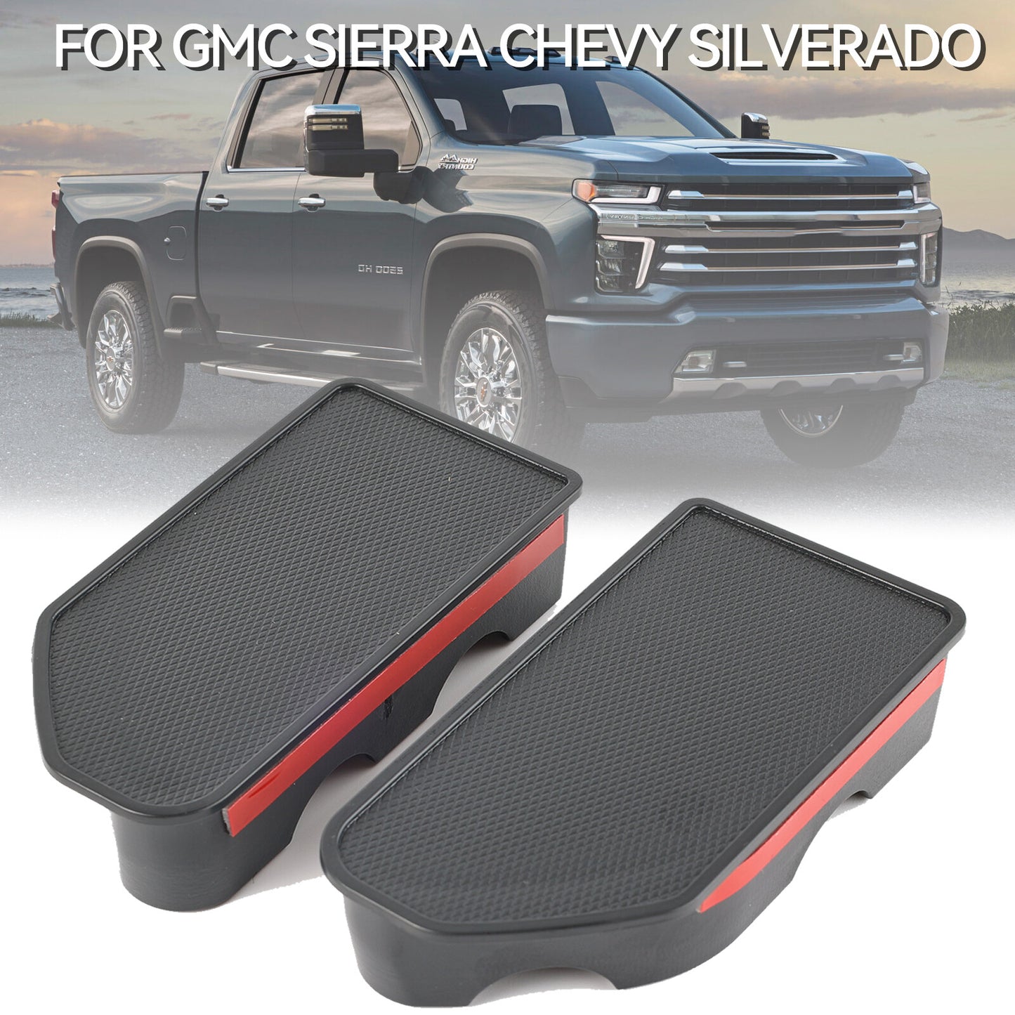 Stake Pocket Covers Plugs for Chevrolet Silverado for GMC for Sierra Truck-Bed Rail Hole