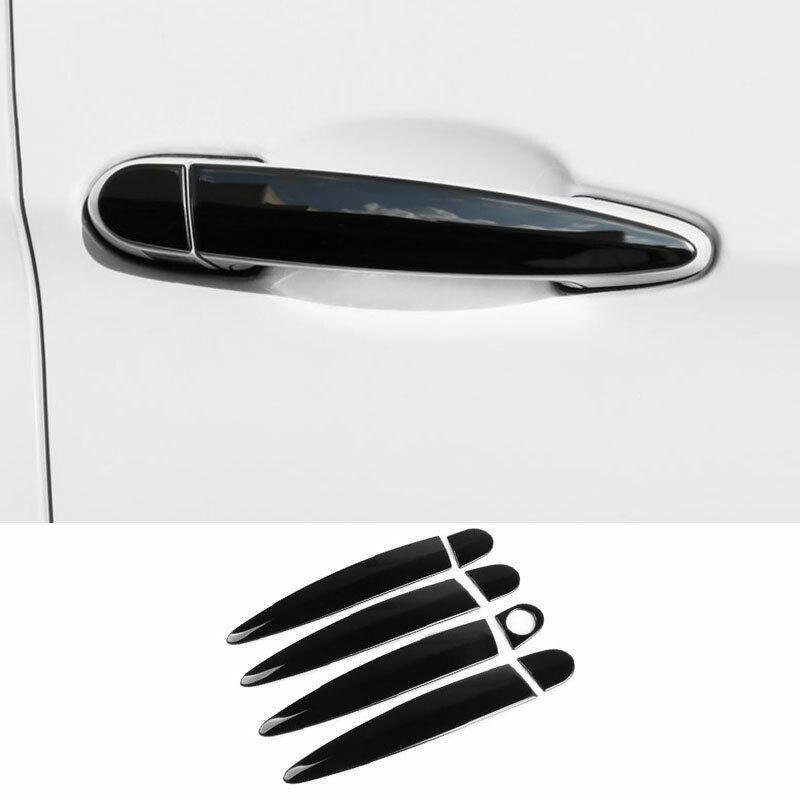 for BMW X5 E70 X6 E71 2008-2013 Black Steel Outside Door Handle Cover Trim 8PCS